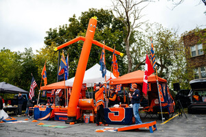 Syracuse fans returned to tailgating ahead of SU's football game against Rutgers. 